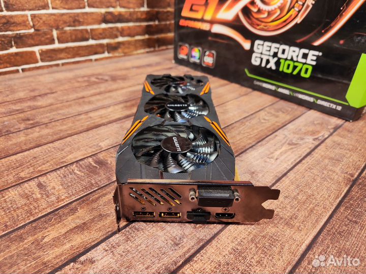 Видеокарта Gigabyte GeForce GTX 1070