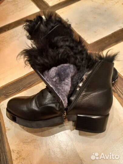 Зимние ботинки с мехом
