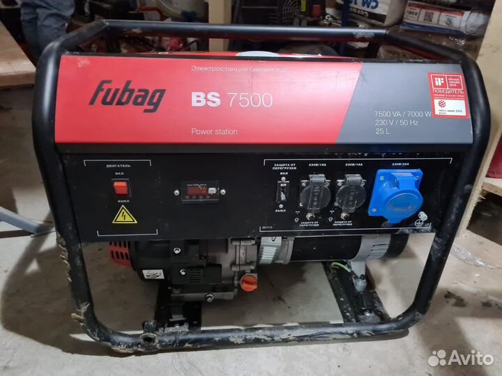 Аренда, Прокат Бензогенератора Fubad BS 7500 230V