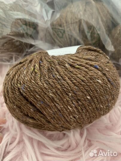 Пряжа laines du nord aran tweed