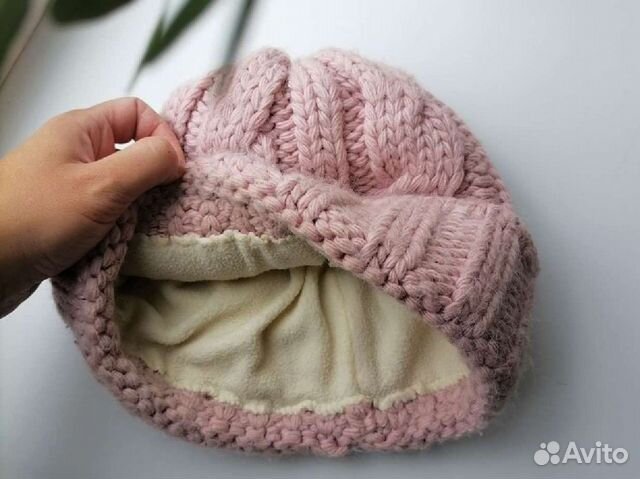 Шапка женская Siberika (шерсть +флис внутри)