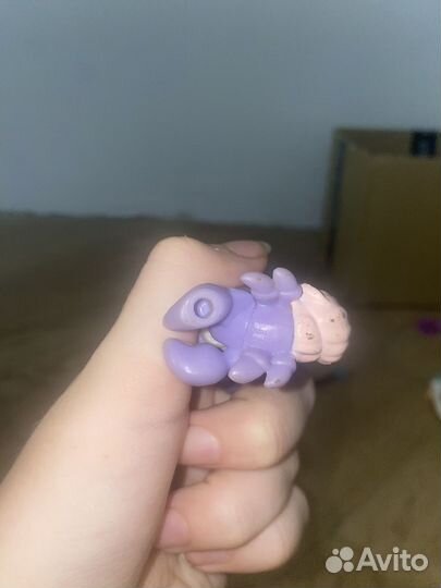 Littlest pet shop #554 Purple Pink Hermit Crab