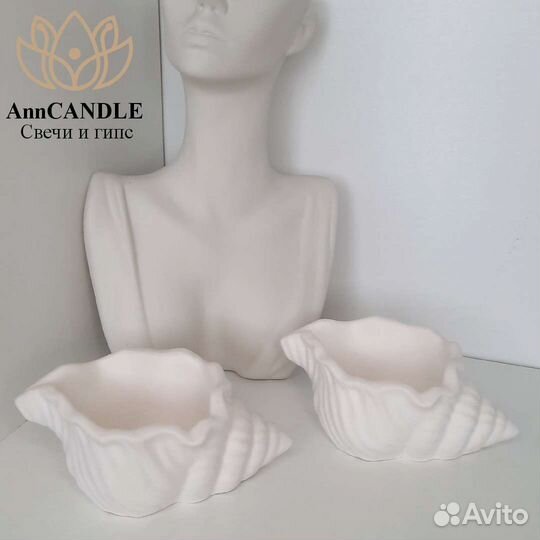 Ракушка из гипса