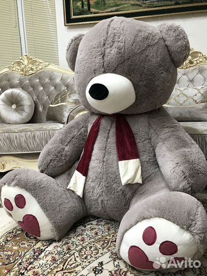 Плюшевый медведь 220см мягкая игрушка