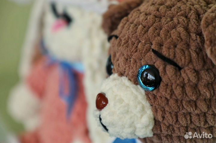 Вязаные игрушки ручной работы