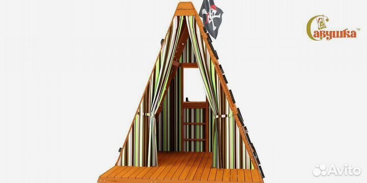 Детский игровой комплекс Савушка База 3 для улицы