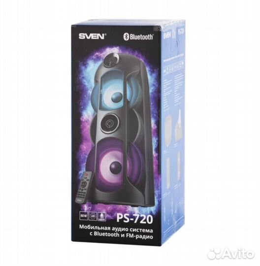 Портативная колонка sven PS-720 новая