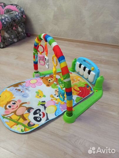 Развивающий коврик с пианино музыкальный