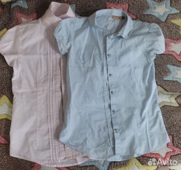 Рубашки в школу на девочку 134-140