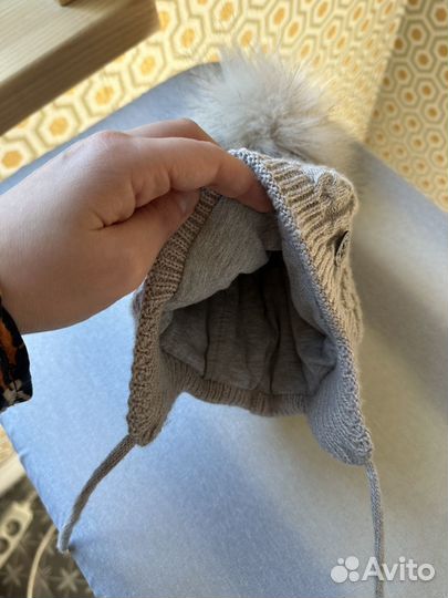 Шапка для девочки 1 год