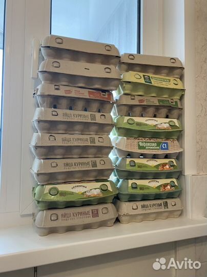 Касеты для яиц пакетом