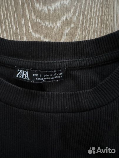 Трикотажное платье zara