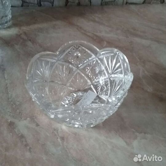 Хрусталь: салатницы, конфетницы,стопки