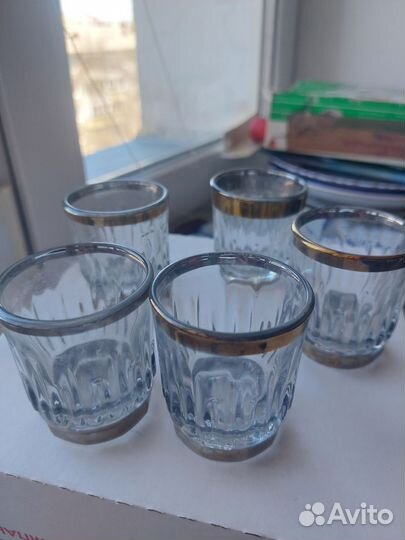 Стопки стеклянные СССР