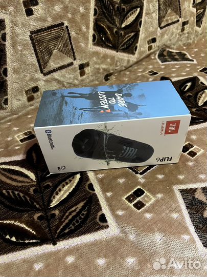 Колонка jbl flip 6 синяя