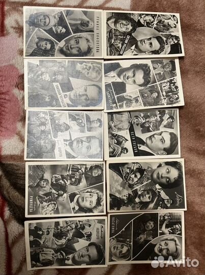 Открытки актеры СССР 60-е