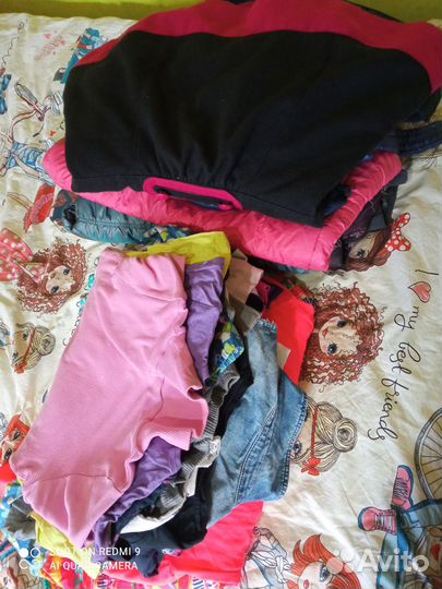 Пакет вещей 37 штук (7-12 лет) на девочку