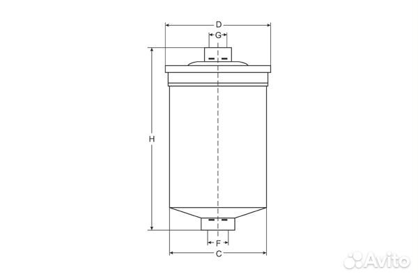 Фильтр топливный SCT ST 305