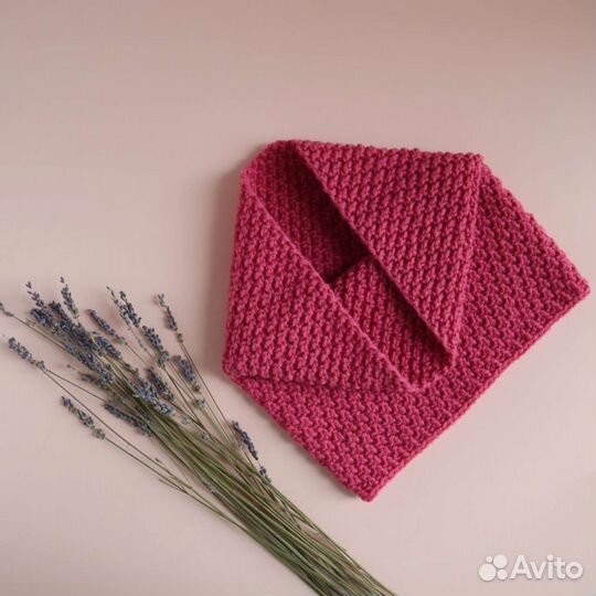 Снуд шарф детский (ручная работа, разные цвета)