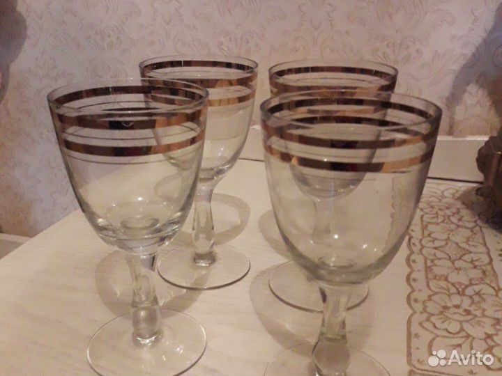 Керамический бочонок и фужеры