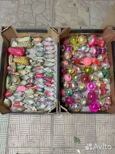 Елочные игрушки СССР