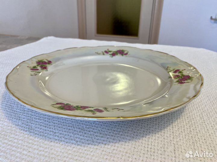 Блюдо большое фарфор