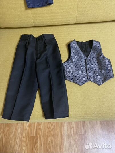 Жилет и брюки на мальчика 86