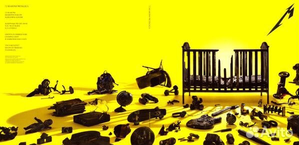 Metallica - 72 seasons 2LP (новый, чёрн/фиолет)