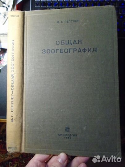 Гептнер В. Г. Общая зоогеография (1936)
