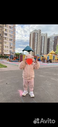 Плюшевая куртка/кофта 86р