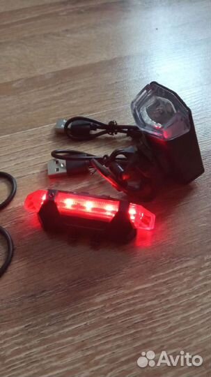 Фонарь велосипедный передний и задний