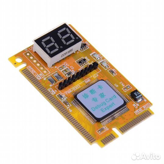 Пост карта PCI, mini PCI-E и LPC, PCI