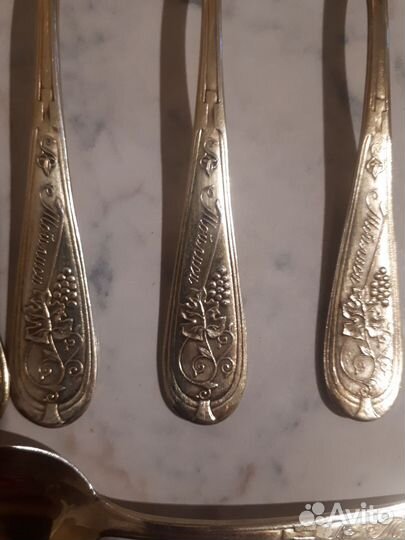 Серебряные чайные ложки СССР