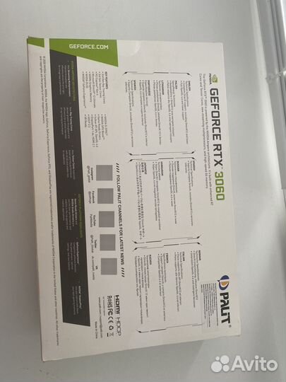 Видеокарта Geforce RTX 3060
