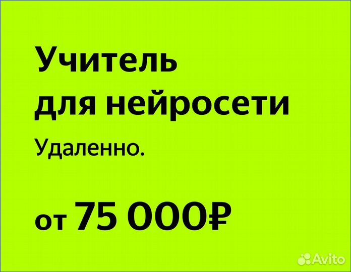 Учитель для искусственного интеллекта