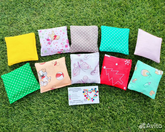 Сенсорные мешочки монтессоритактильные мешочки