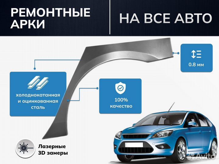 Ремонтная арка для Daewoo Nexia