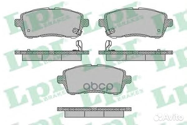 05P1673 Колодки тормозные ford fiesta 08/mazda