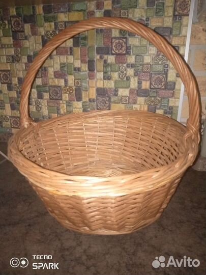 Корзина плетеная
