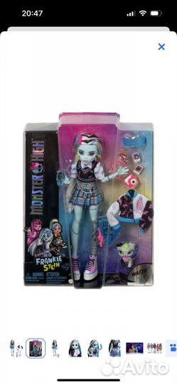 Кукла Monster High Frankie Stein