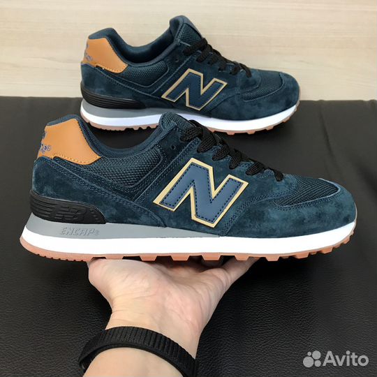 Кроссовки New Balance 574 мужские зеленые