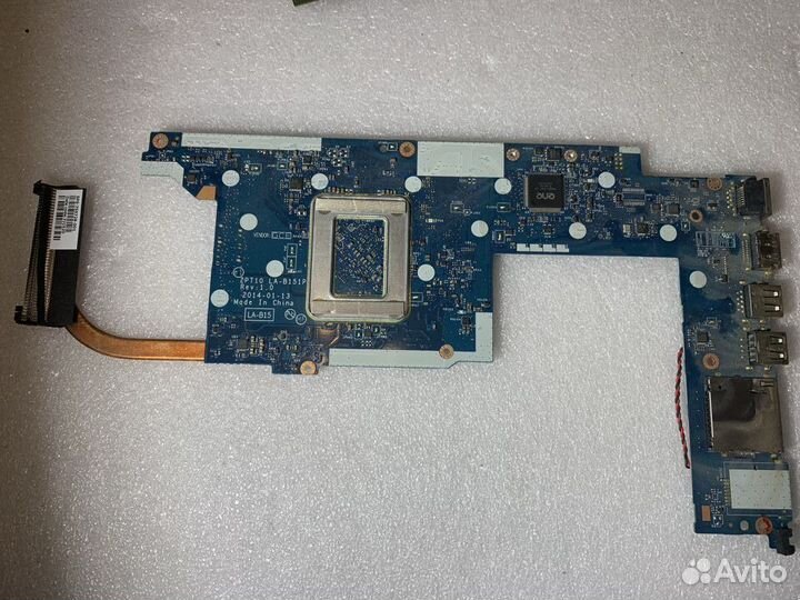 Материнская плата для HP x360 LA-B151P зависает
