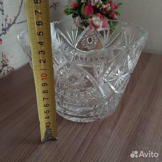 Хрустальный салатник СССР