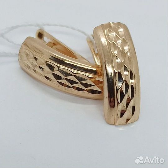 Золотые серьги