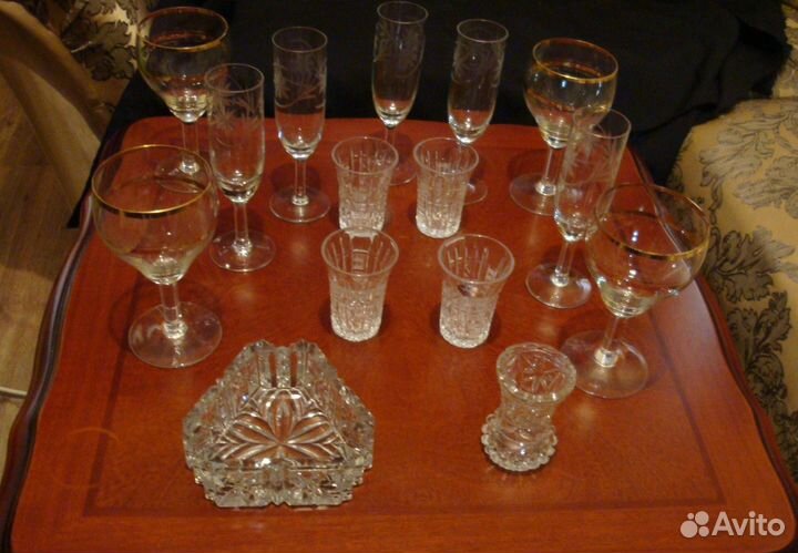 Бокалы, фужеры, рюмки СССР