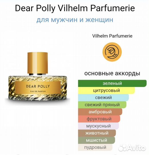 Парфюм dear polly