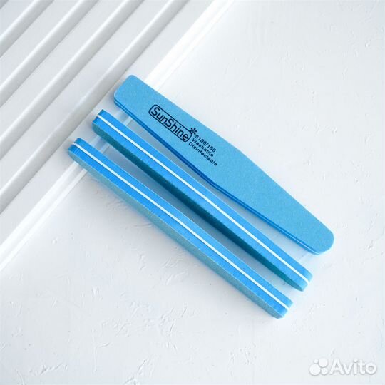 Пилка-баф для ногтей Sunshine 100/180 ромб