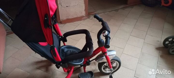 Велосипед коляска с ручкой