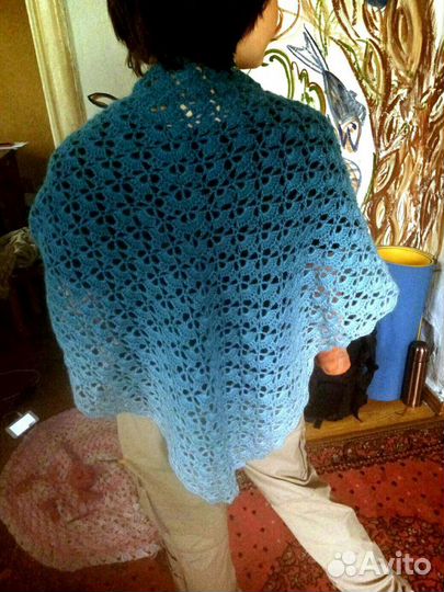 Шаль вязаная