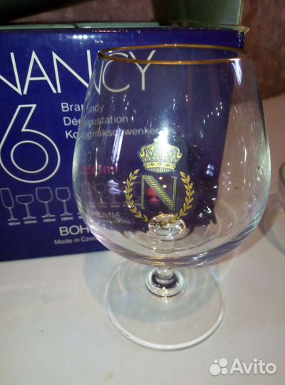 Бокалы Богемия новые, 3 вида